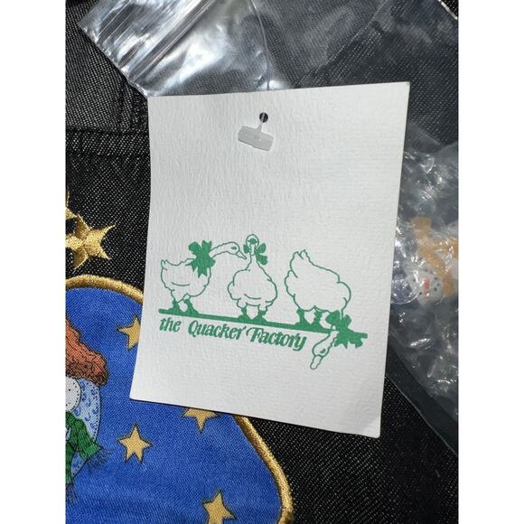 Vintage Quacker Factory Dress Womens 2X Maxi Denim Snowman Teacher Angel QVC - Picture 9 of 10